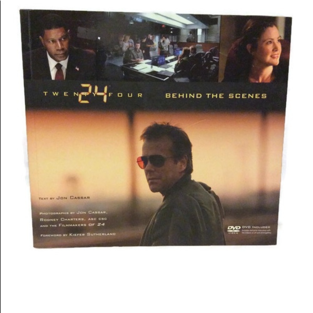 Twenty four 24 Behind The Scenes Book & DVD